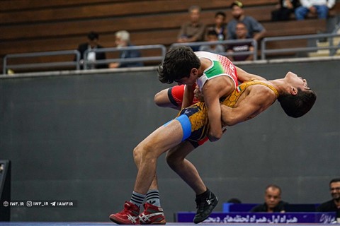رقابت های کشتی فرنگی خردسالان آمادگی استان خوزستان / اهواز :